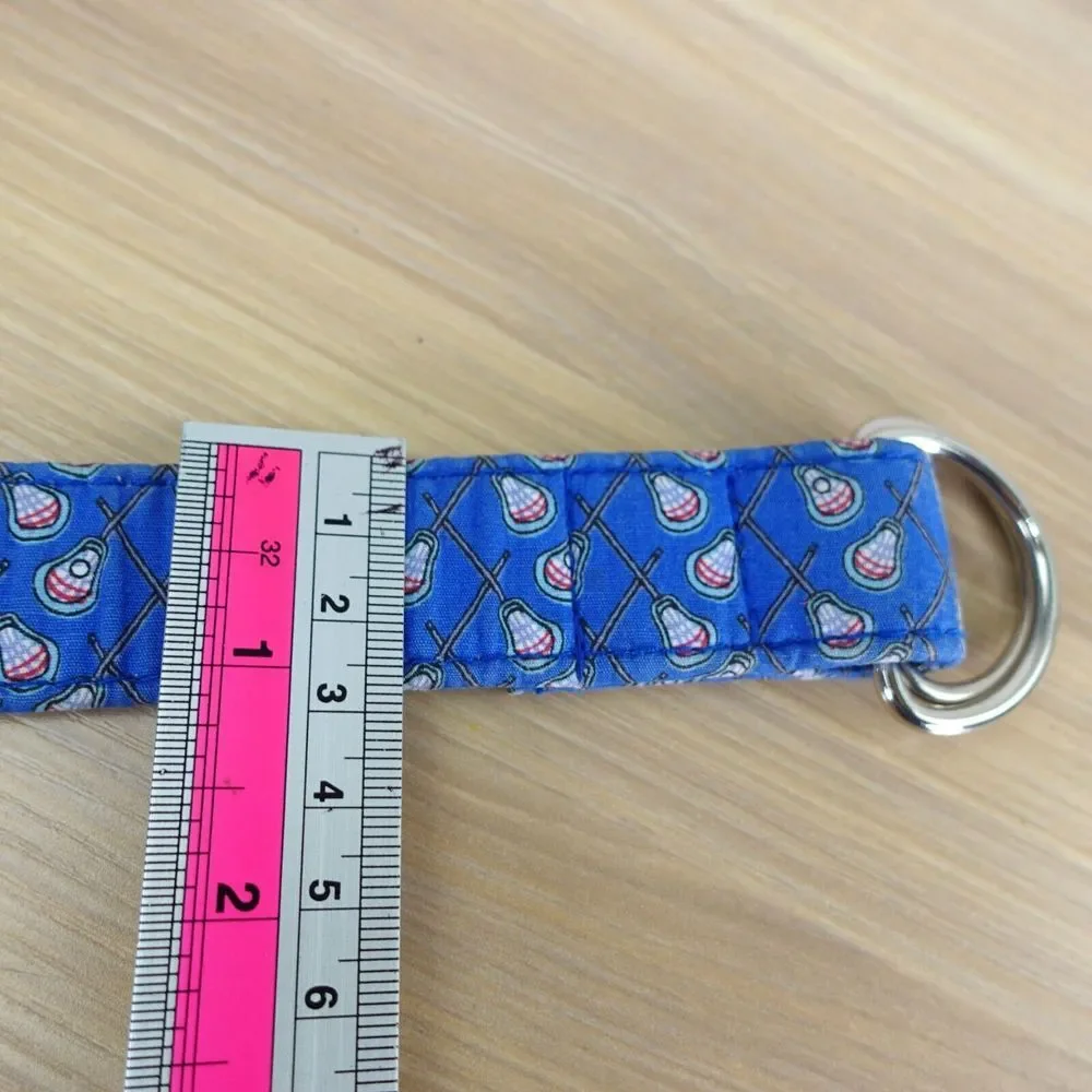 Vineyard Vines Blue and Silver Nautical Belt